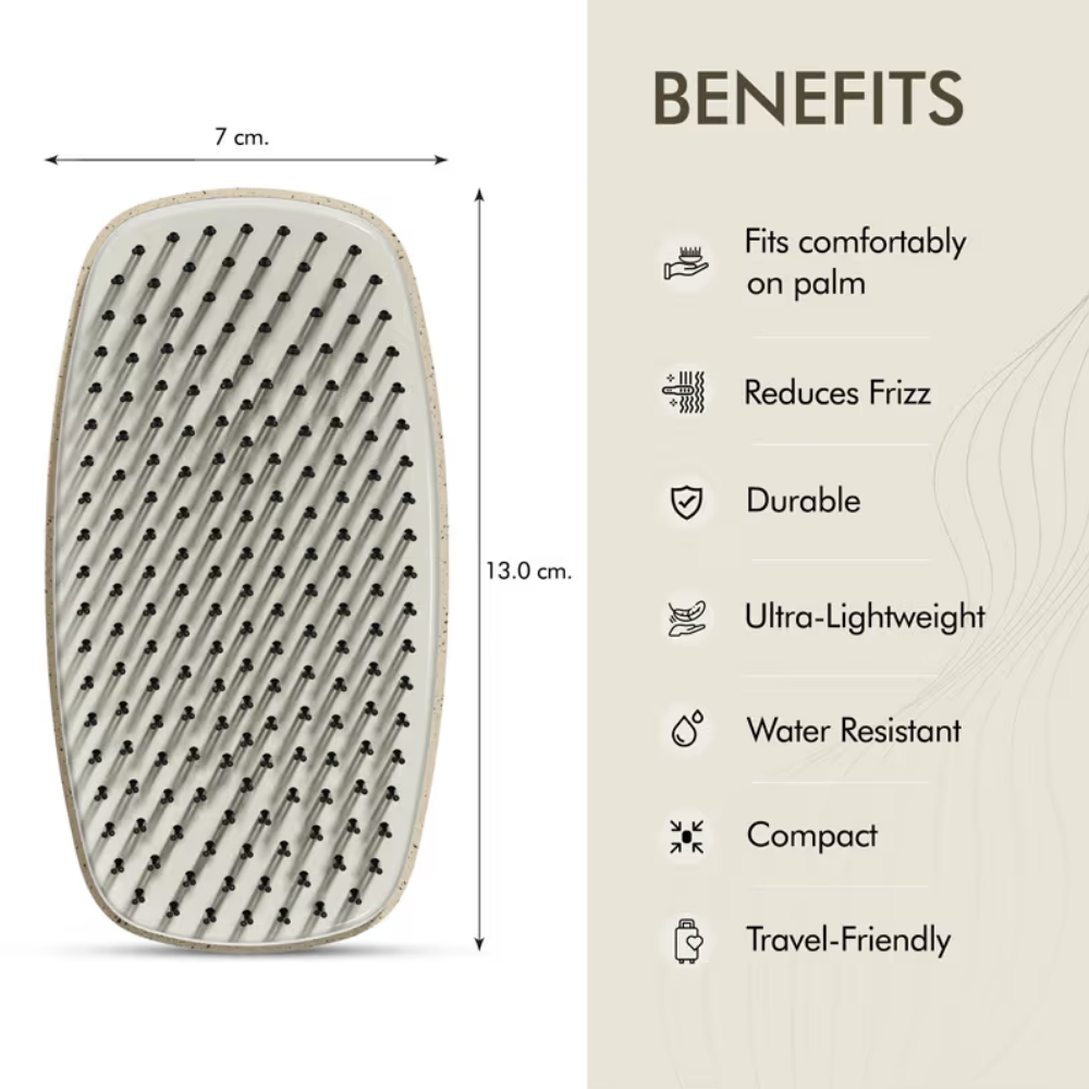 Ikonic Me Travel Brush IKM- 2122 - Sand Beige