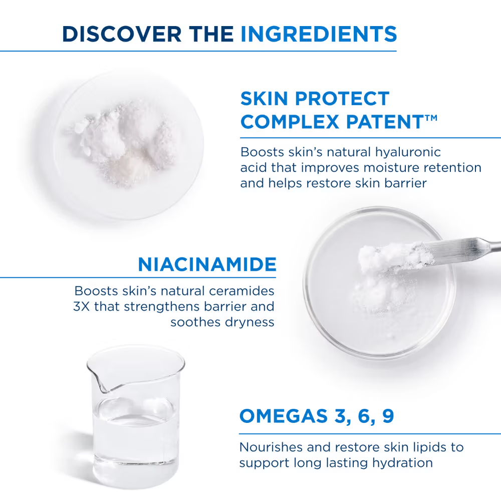 Bioderma Atoderm Creme Ultra-Nourising Moisturising Cream Boosts Hyaluronic Acid, Ceramides