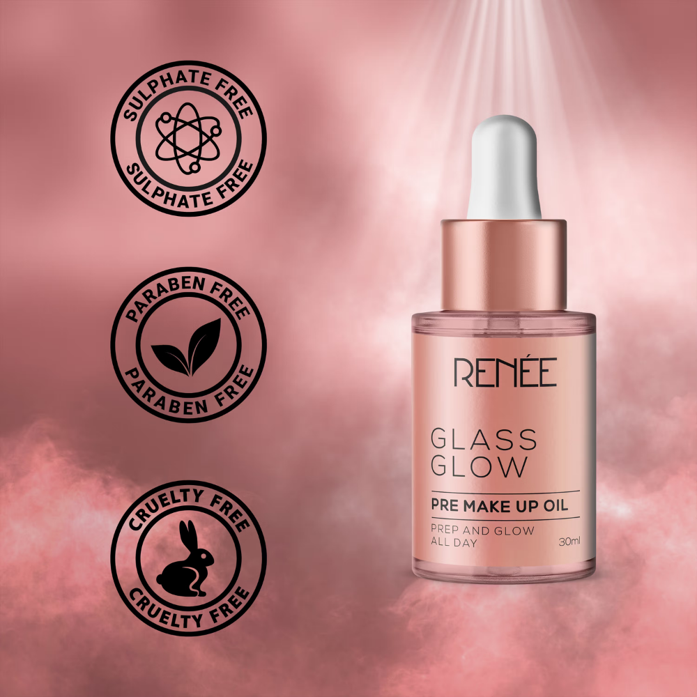 Renee Cosmetics Glass Glow Pre Make Up Oil