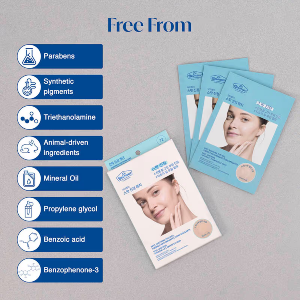 The Face Shop Dr.Belmeur Salicylic Acid Clarifying Invisible Korean Acne Patches for Pimple Care