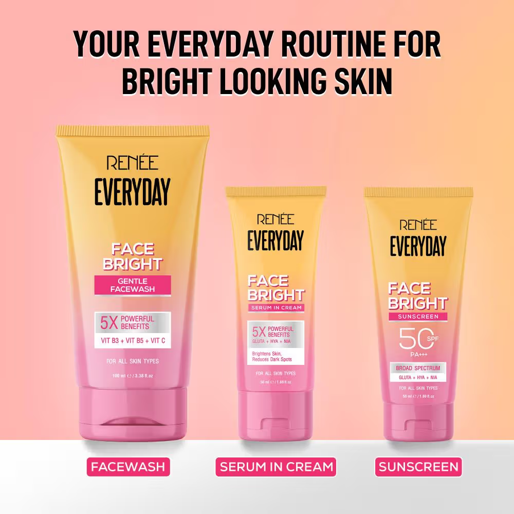 RENEE Everyday Face Bright Brightening Sunscreen In-Vivo Tested SPF 50 PA+++