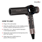 Ikonic Professional Hair Dryer ID 2.0 (Grey & Rose Gold)
