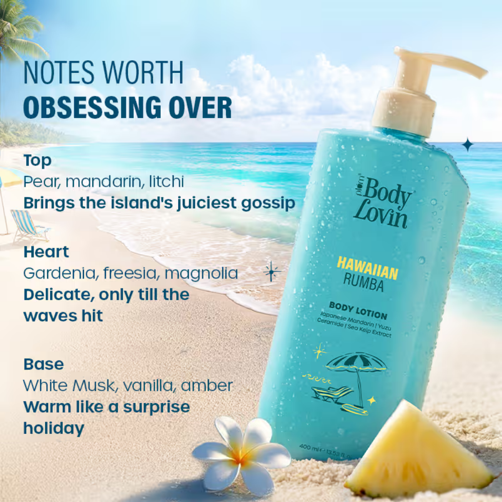 Plum BodyLovin Hawaiian Rumba Body Lotion Hydrating & Brightening Lightweight Gel-Cream Formula