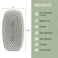 Ikonic Me Travel Brush IKM- 2122 - Jade Green