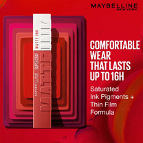 Maybelline New York Super Stay Matte Ink Liquid Lipstick, Lasts Up to 16 Hours