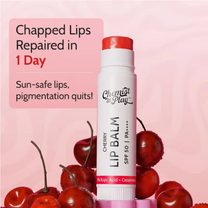 Chemist At Play Cherry Lip Balm SPF 50 Brightens & Repairs Chapped Lips 24HR Moisture