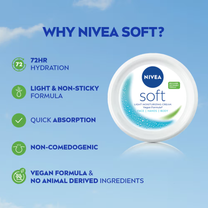 NIVEA Soft Vit E Light Non Sticky Face Moisturiser Cream