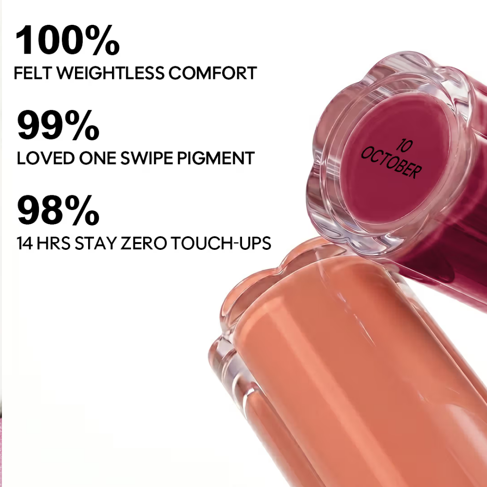 FLiCKA Weightless Impressions Liquid Lipstick Lightweight Long Lasting Smudgeproof