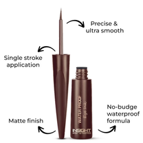 Insight Cosmetics Waterproof Eye Ink, Matte Finish, Smudge Proof