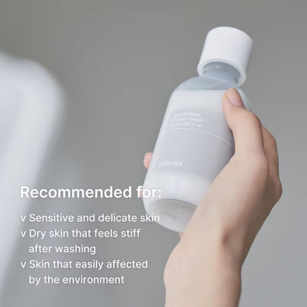 Celimax Dual Barrier Creamy Toner, Hydrates, Calms & Strengthens Skin barrier