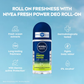 NIVEA MEN Deodorant Roll On- Fresh Power- 72h Long lasting Freshness with Fresh Musk Scent