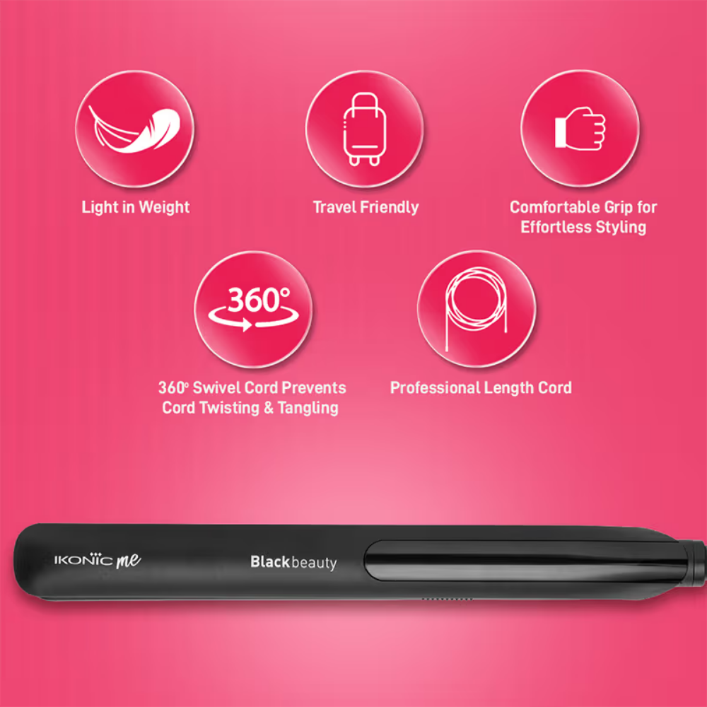 Ikonic Me-black Beauty Hair Iron