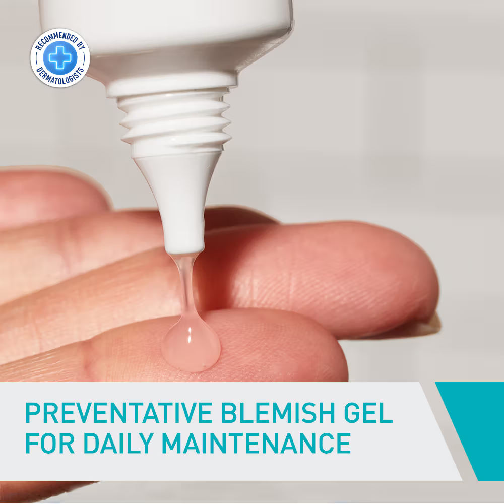 CeraVe Blemish Control Gel with 2% Salicylic Acid, AHA & Niacinamide for Acne Spot Treatment