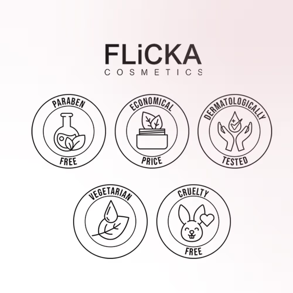 Flicka Essential Boundaries Lip Liner Cream Formula Matte Finish Waterproof Smudgeproof