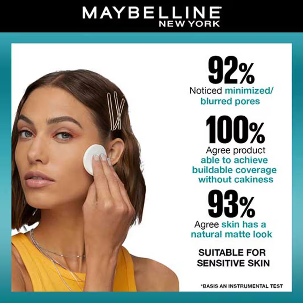 Maybelline New York Fit Me Matte + Poreless Oil Control Compact Powder