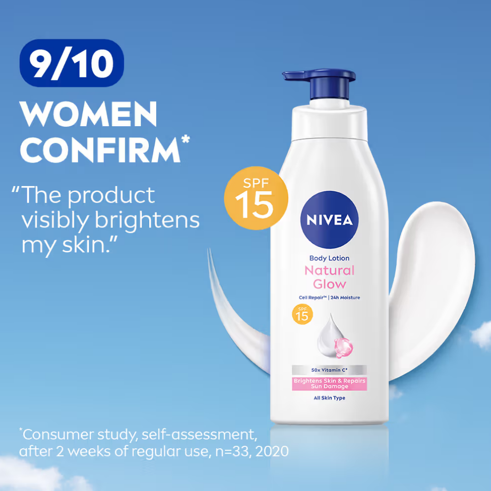 NIVEA Natural Glow Body Lotion