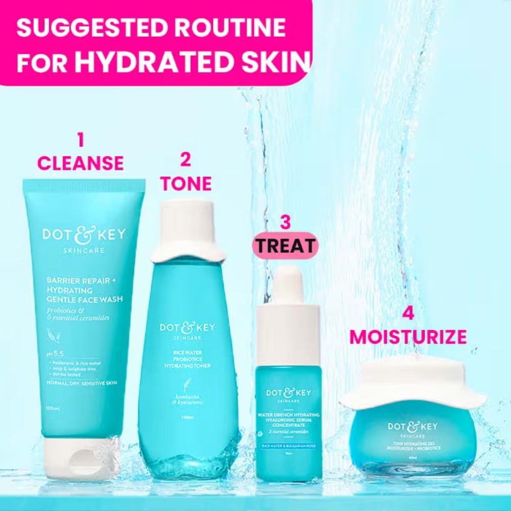 Dot & Key Water Drench Hyaluronic Serum with Ceramides, Intense Hydration