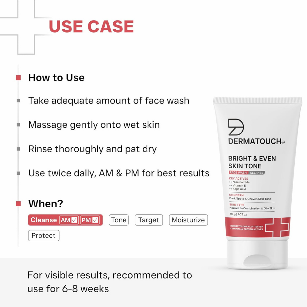 Dermatouch Dailyglow Bright & Even Skin Tone Face Wash