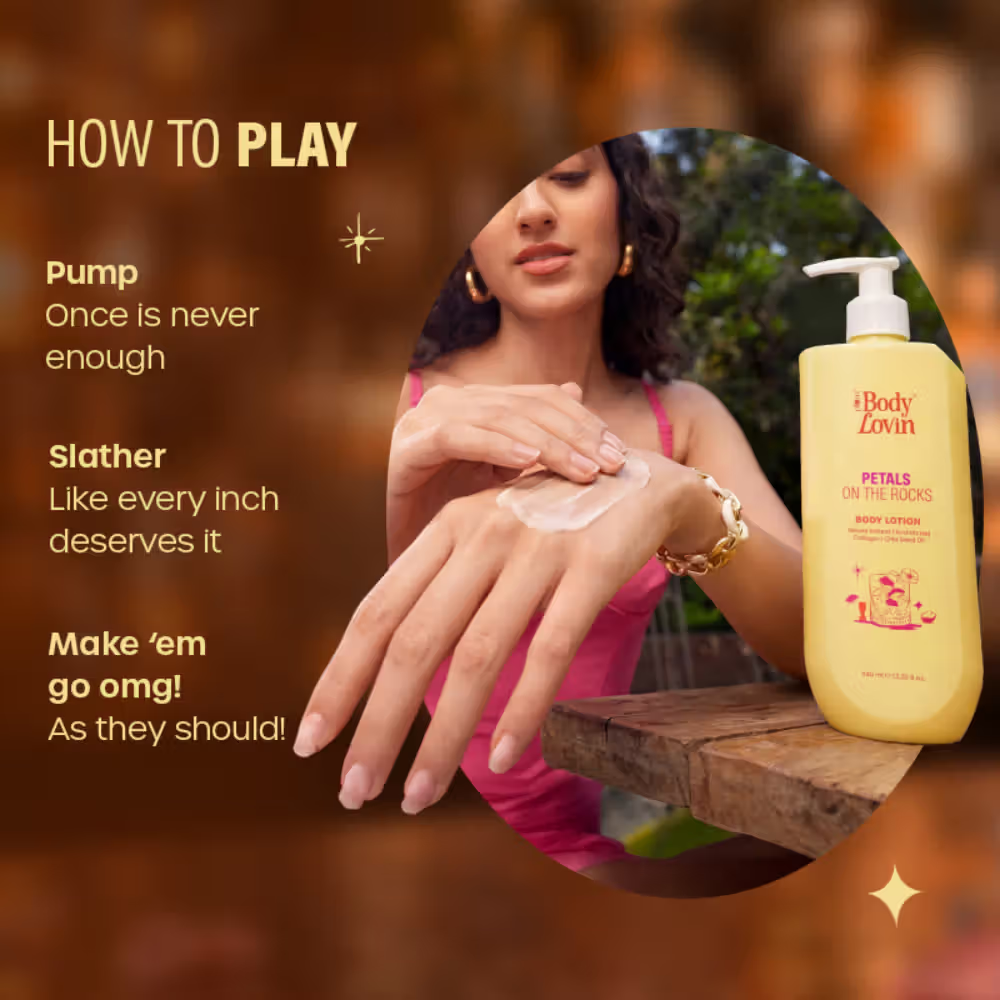Plum BodyLovin’ Petals On The Rocks Body Lotion, Lightweight Hydration, Citrus Floral Fragrance