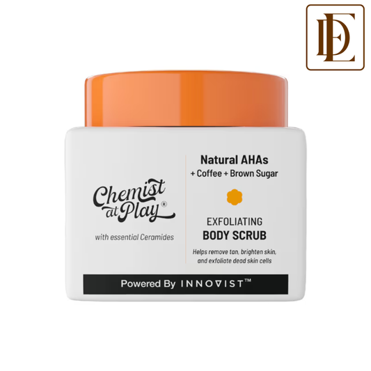 Chemist at Play Exfoliating Natural AHAs Body Scrub For Removing Tan & Dead Skin Cells-Coffee Body Scrubs