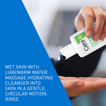 CeraVe Hydrating Cleanser Non-Foaming Face Wash for Dry Skin with Ceramides & Hyaluronic Acid