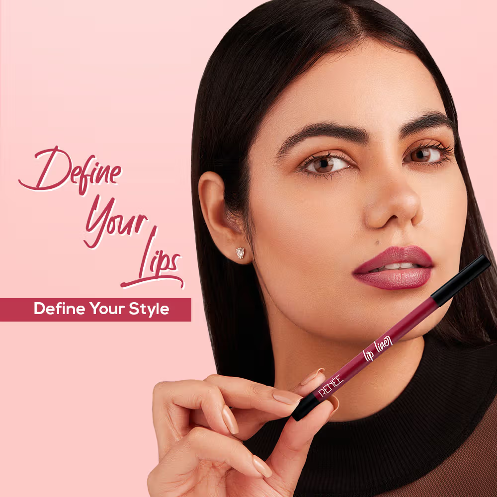 RENEE Ultra Define Matte Lip Liner, Long Lasting, Smudge Proof, Full Coverage, High Pigment