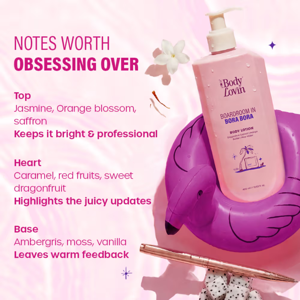 Plum BodyLovin’ Boardroom In Bora Bora Body Lotion, Hydrating, Brightening Sweet Tropical Fragrance