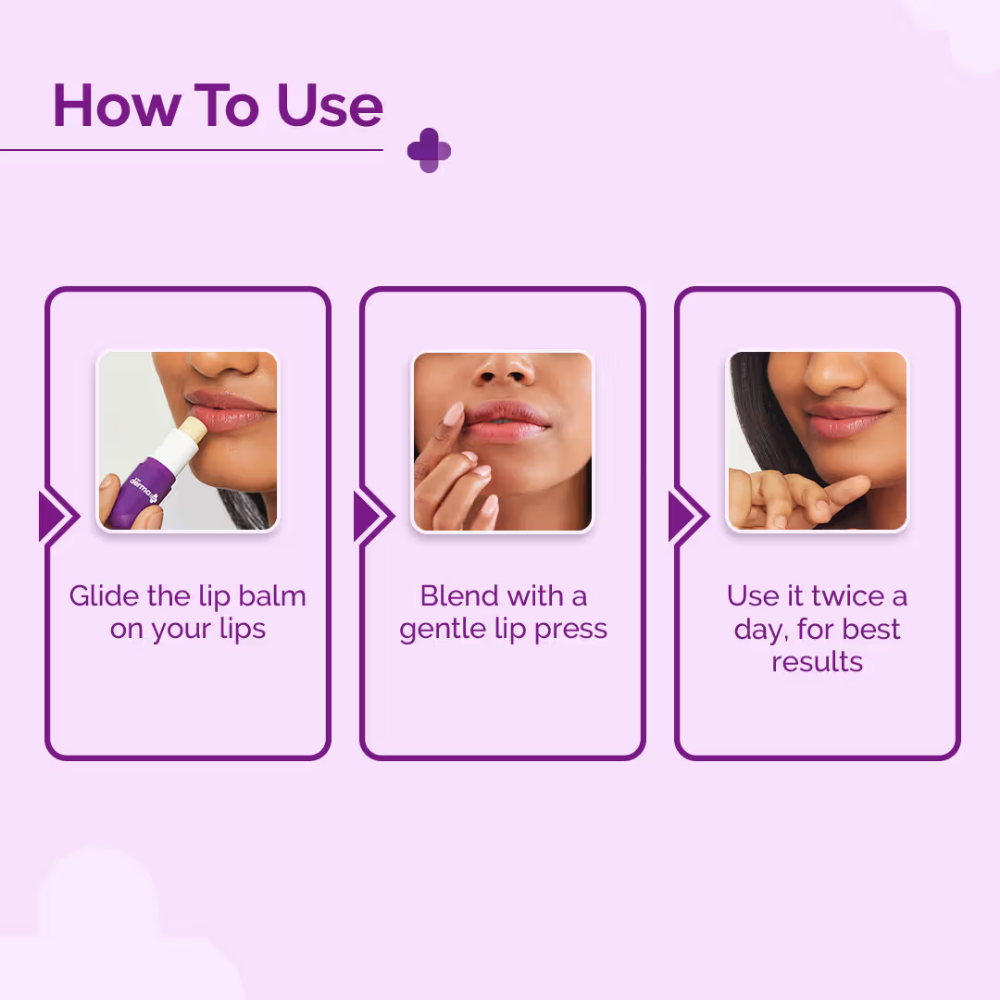 The Derma Co 1% Vitamin C Lip Balm with SPF 50 PA+++ for Pigmentation and Lip Brightening