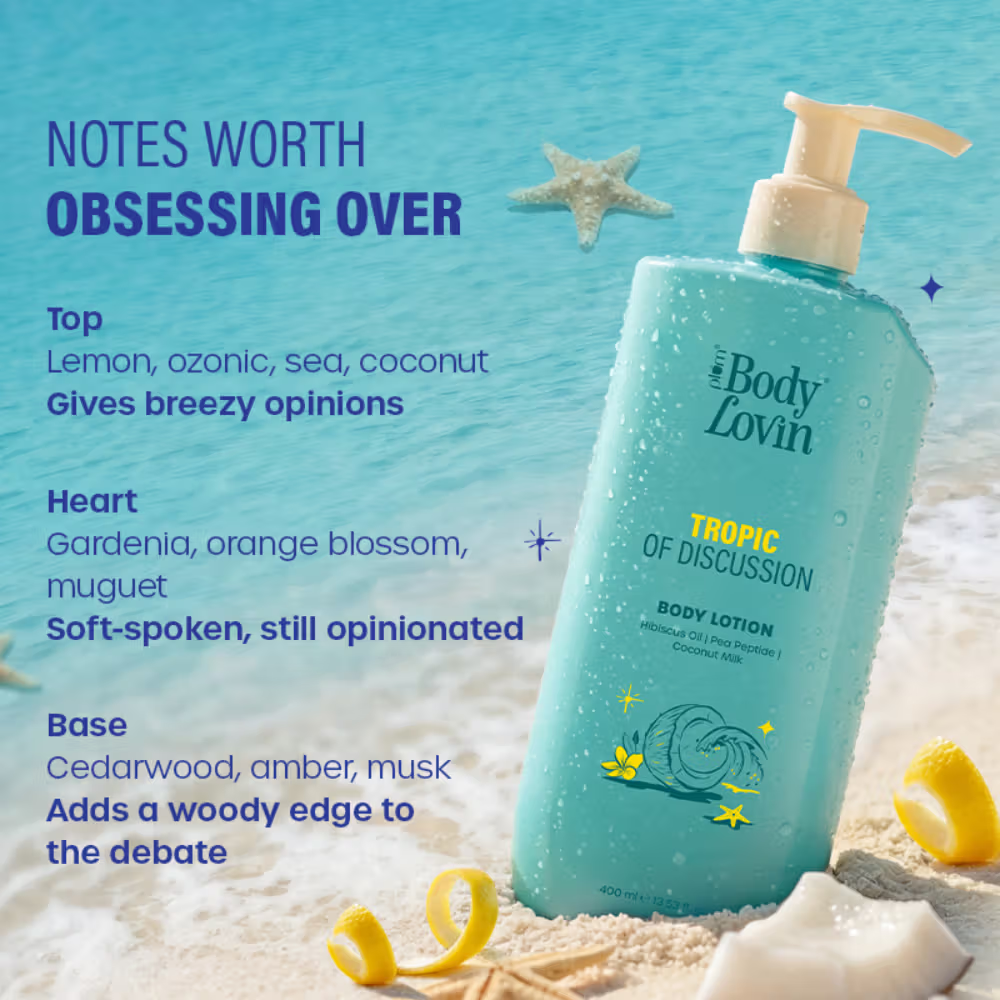 Plum BodyLovin’ Tropic Of Discussion Body Lotion, Firming & Tightening, Fresh Tropical Fragrance