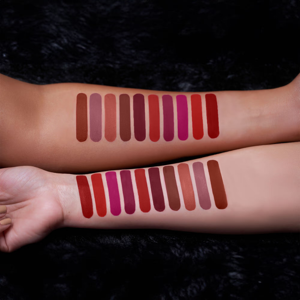 RENEE Stay Forever Matte Liquid Lipstick Gift Set For Women, Waterproof & Smudge-Proof