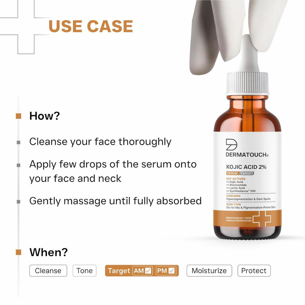 Dermatouch Vitamin C 10% Serum With Cycloretin Brightening, Firming & Anti-Aging Face Serum