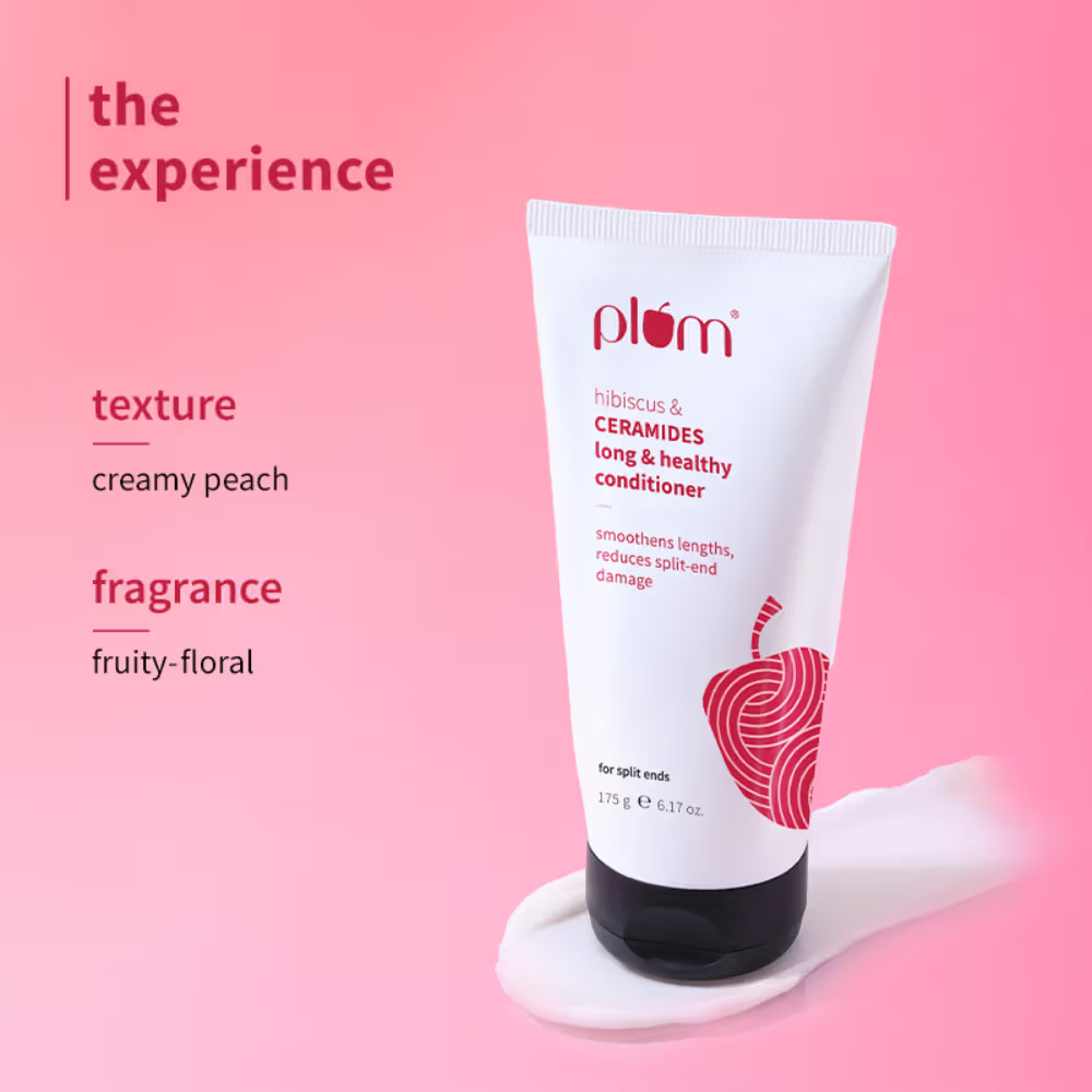 Plum Hibiscus & Ceramides Conditioner For Healthy - Long Hair