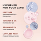 Hyphen Tinted Lip Balm- Vintage, 1% Vit E, 2% Squalane & Peptides, Brightens, Moisturizes Dry Lips
