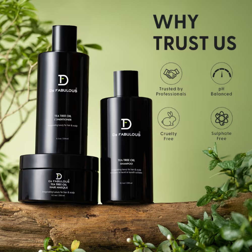 De Fabulous Tea Tree Oil Sulphate Free Conditioner For Scalp Health - All Hair Types