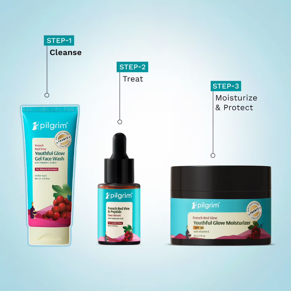 Pilgrim Red Vine Face Wash with Vitamin C & Aloe