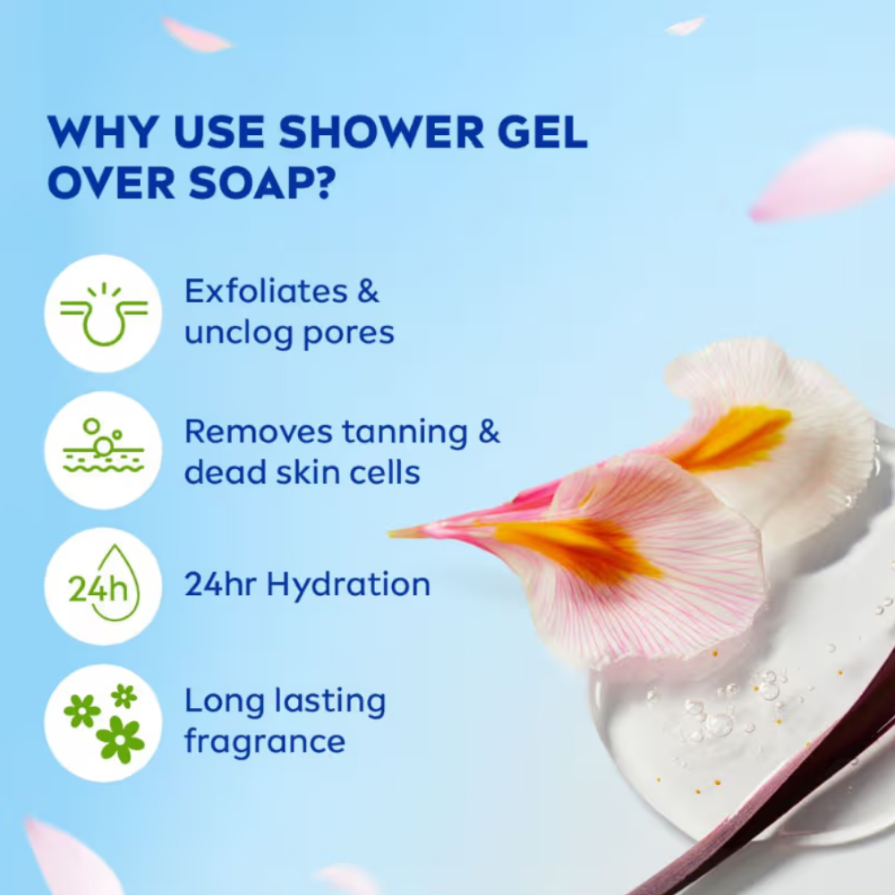 NIVEA Waterlily & care oil Body wash