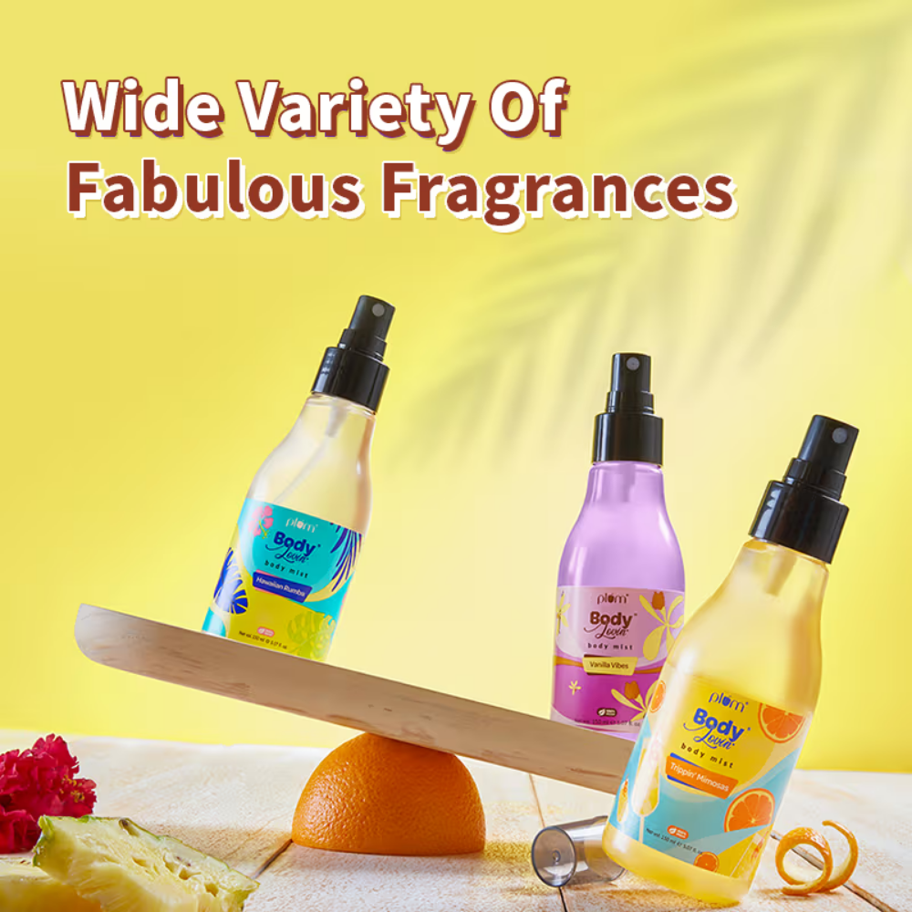 Plum Body Lovin Vanilla Caramello Body Mist For A Long Lasting Warm Caramel Fragrance