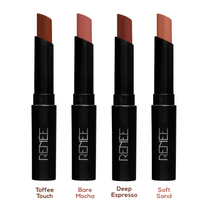 RENEE Very Matte Lipstick Combo of 4 Intense Colour, Easy Glide, Perfect For Gifting