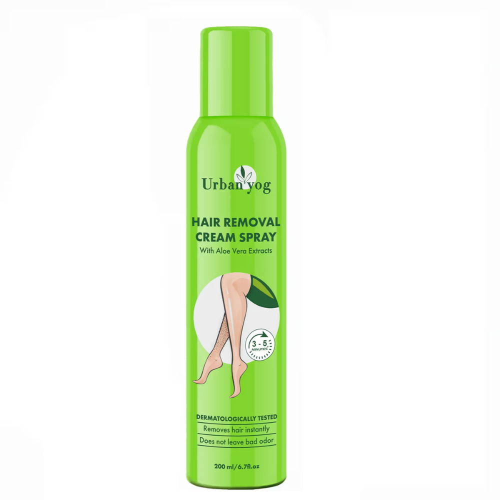 UrbanYog Hair Removal Cream Spray With Aloe Vera Extracts