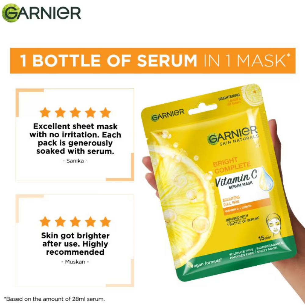 Garnier Skin Naturals Serum Mask