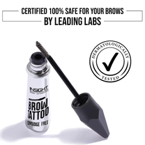Insight Cosmetics Brow Tattoo, Smudge Proof, Long Lasting Upto 12hr, Castor Oil Infused