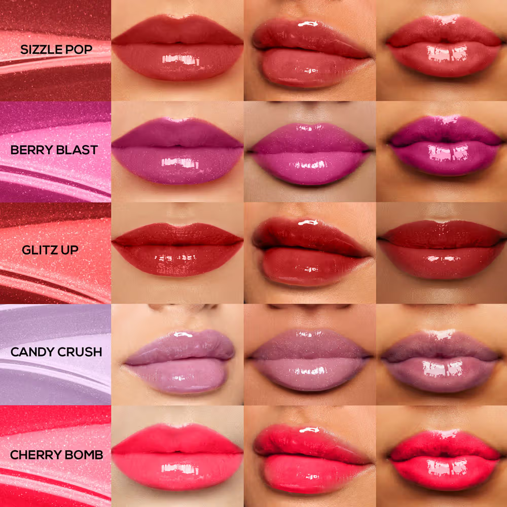 RENEE Shine Forever Lip Gloss Combo, Non Sticky, Moisturizing Effect, Gift for her - Pack of 10