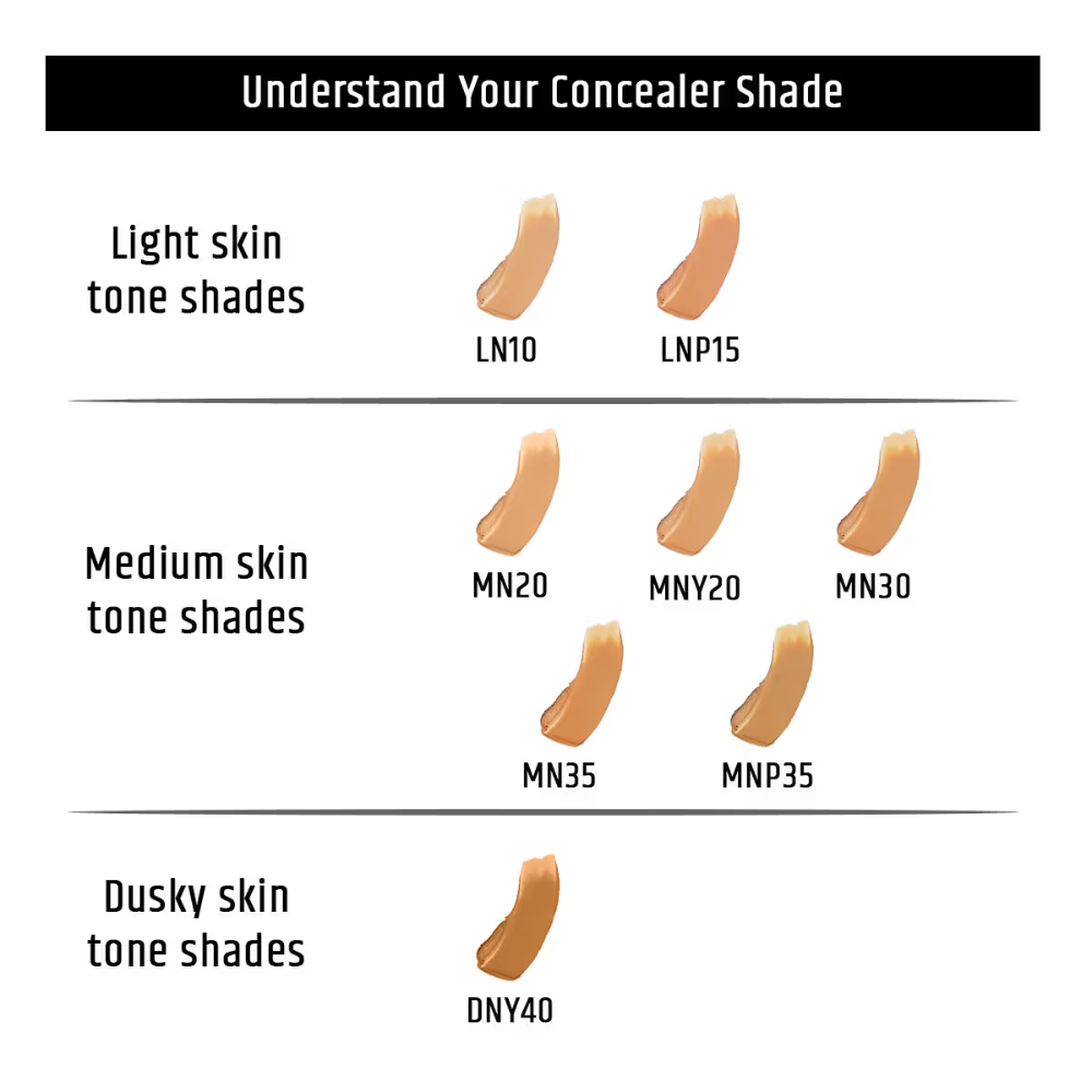 Insight Cosmetics Hd Concealer, Crease Resistant & High Coverage Long Wear Waterproof Formula