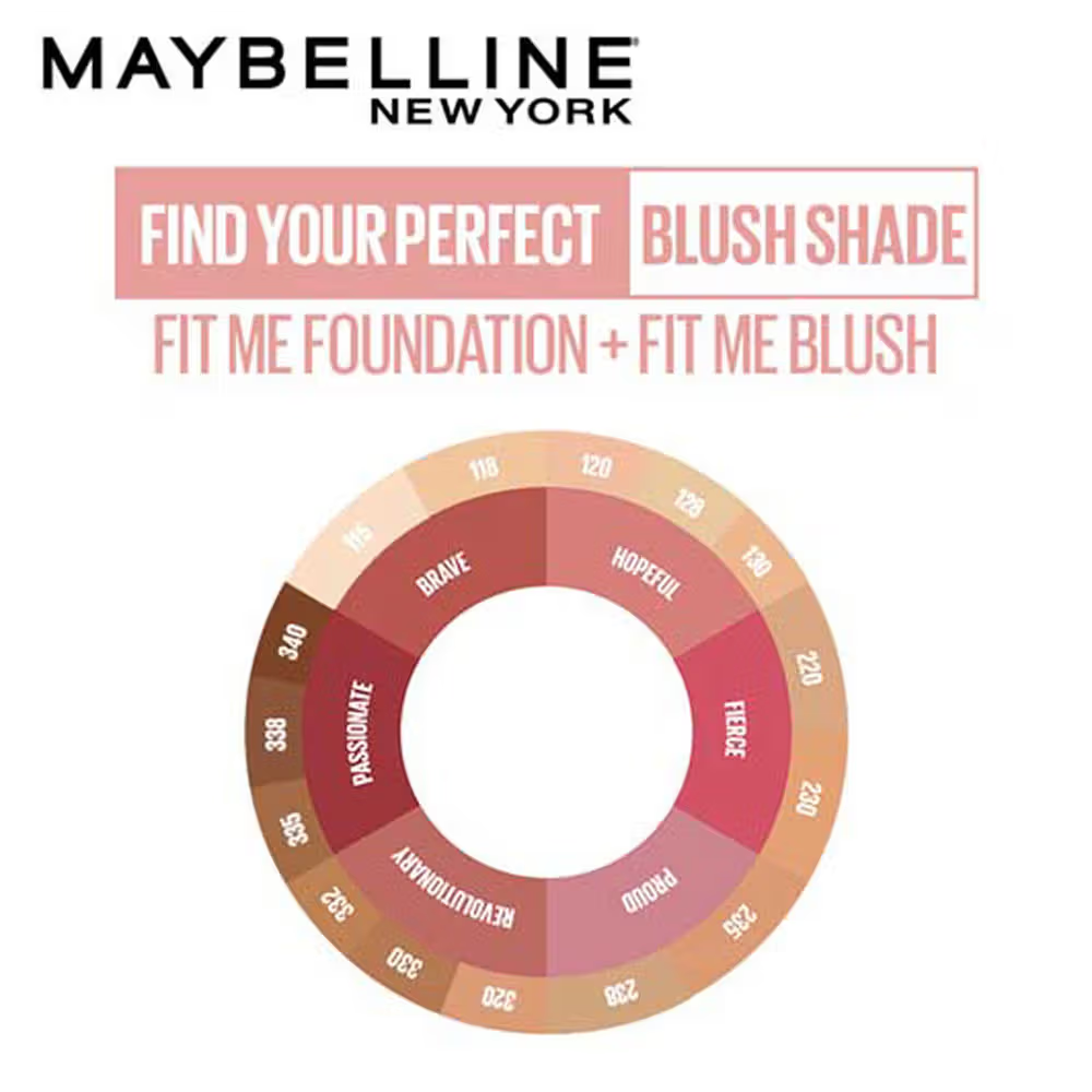 Maybelline New York New Fit Me Mono Blush, Up To 16Hr Long-lasting Cheek Blush