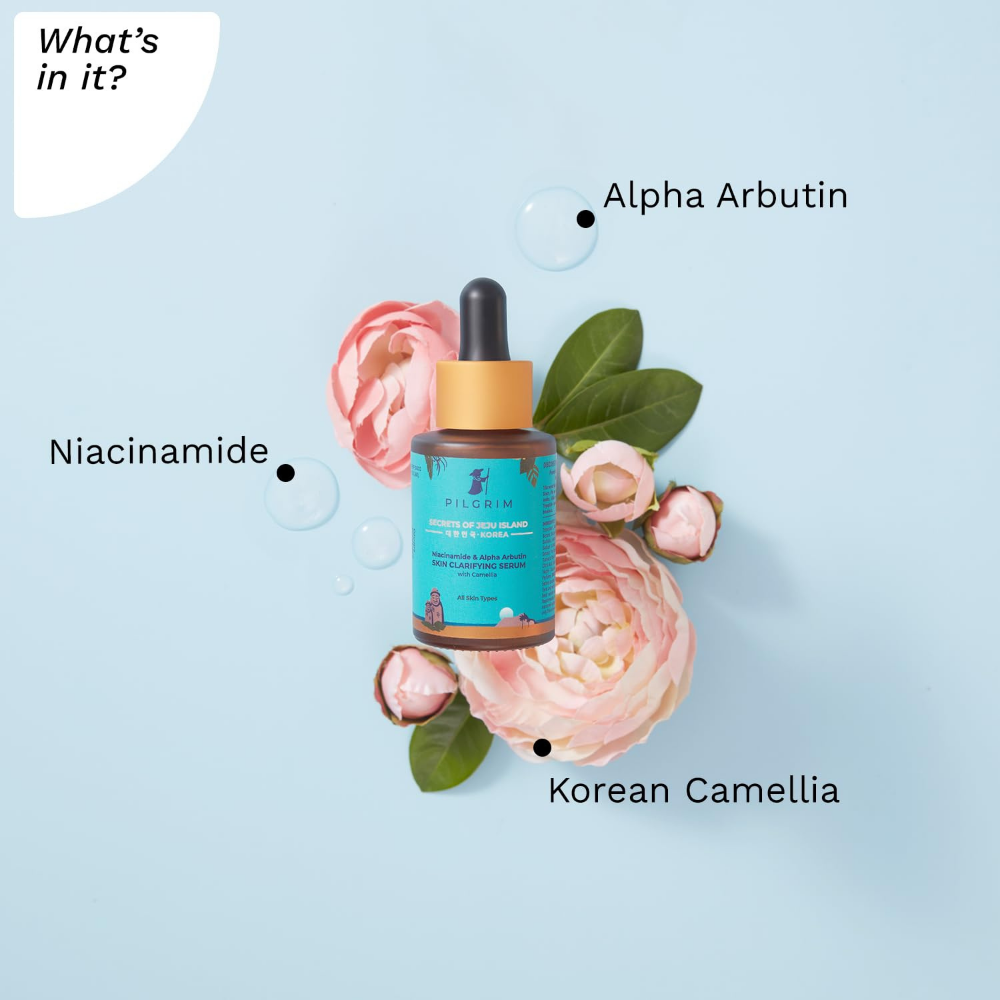 Pilgrim Skin Clarifying Serum With Niacinamide & Alpha Arbutin