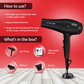 Ikonic Me Ultralight 2000 Hair Dryer - Black