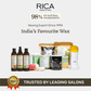 Rica Brazilian Wax with Pre and Post (Cotton Milk Pre and Aloe Vera After Wax Lotion) Combo