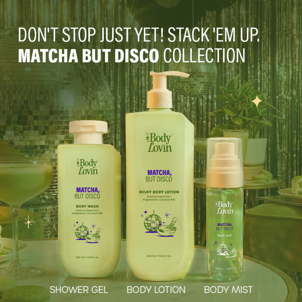 Plum BodyLovin’ Matcha, But Disco Body Mist, Long-Lasting, Lactonic Matcha Fragrance