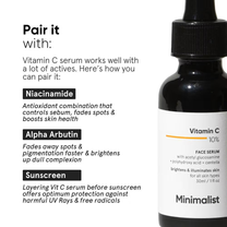 Minimalist 10% Vitamin C Serum For Face For Glowing Skin For Beginners