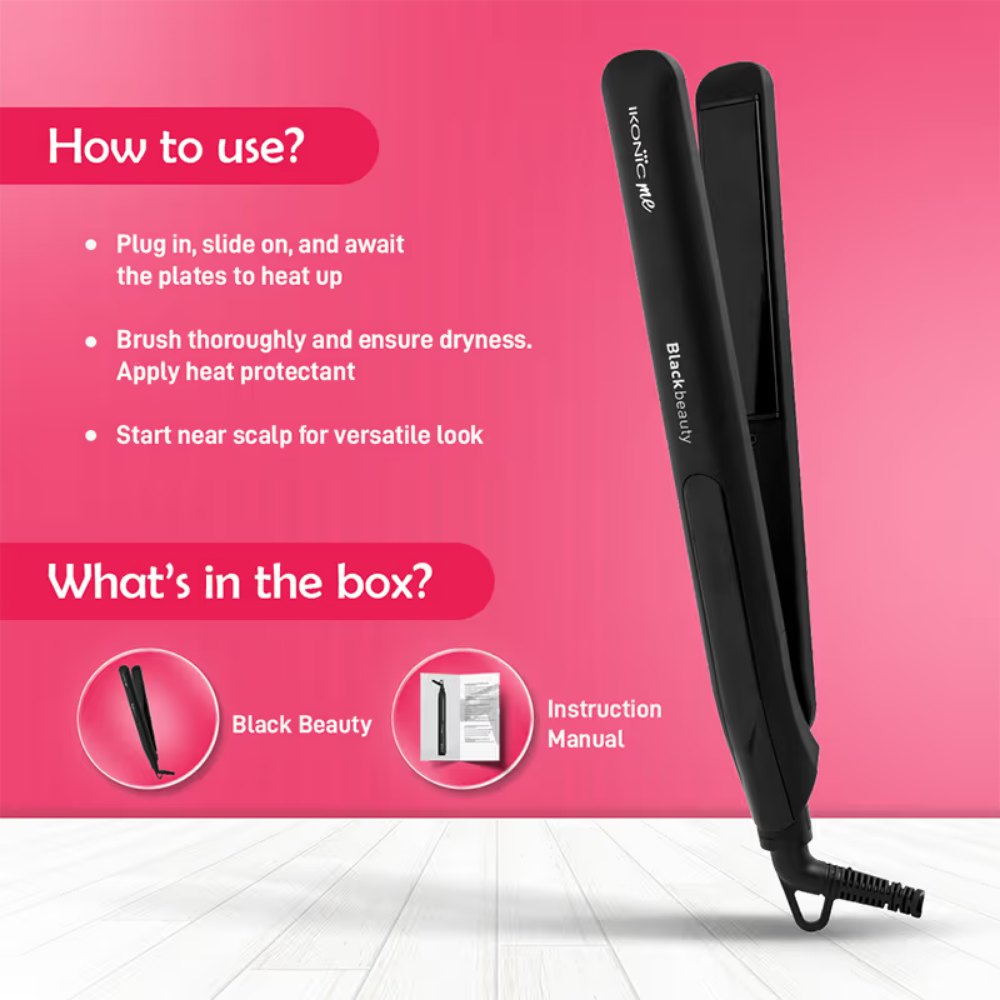 Ikonic Me-black Beauty Hair Iron